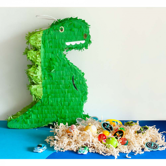 Piñata Dinosaurus met snoepjes