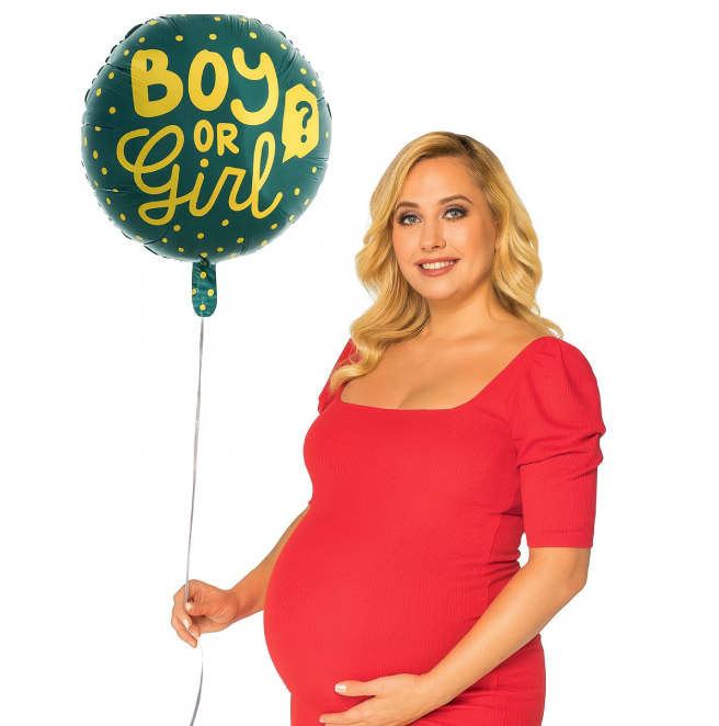 Folieballon “BOY OR GIRL” – Gender Reveal - Afbeelding 2