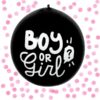 Latex confettiballon “Boy or Girl” – Roze | Gender Reveal Decoratie