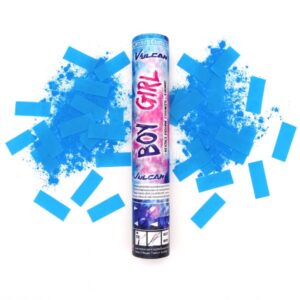 Gender Reveal Confetti & Mist – Blauw 30 cm | Spectaculair effect