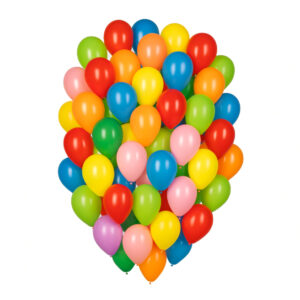 Set 50 ballonnen – 23 cm latex, multicolor