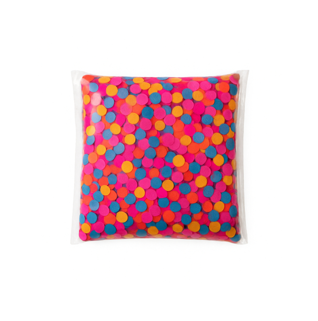 Zak confetti 100 gram – Papieren confetti mix