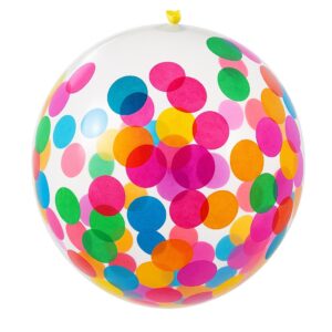 Multicolor confettiballonnen – set van 5 stuks (Ø 30 cm)