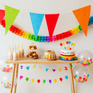 Alternative view of Multicolor confettiballonnen – set van 5 stuks (Ø 30 cm)