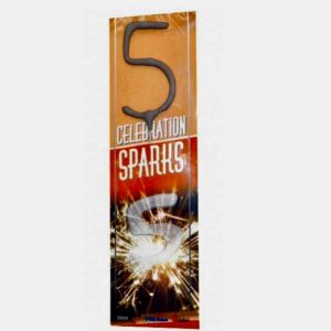 Sterretje cijfer “5” – sprankelende nummer-sparkler voor jouw feest